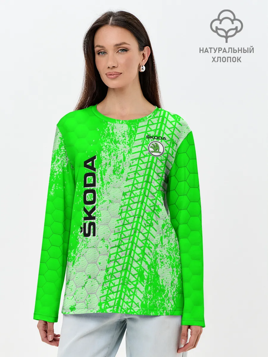 Лонгслив женский. Хлопок / SKODA