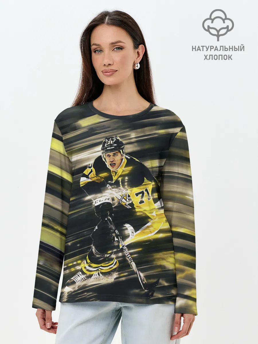 Лонгслив женский. Хлопок / ЕВГЕНИЙ МАЛКИН
