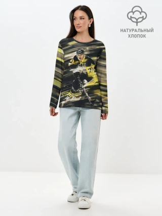 Лонгслив женский. Хлопок / ЕВГЕНИЙ МАЛКИН