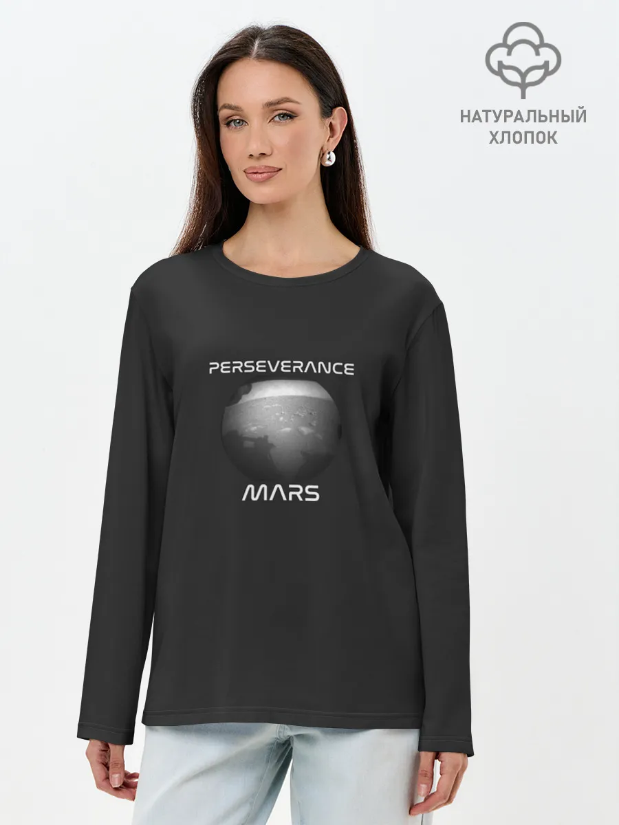 Лонгслив женский. Хлопок / Perseverance