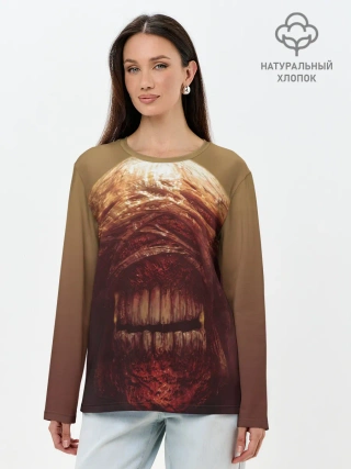 Лонгслив женский. Хлопок / RE3 | Nemesis