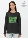 Лонгслив женский. Хлопок / Vegan Beast