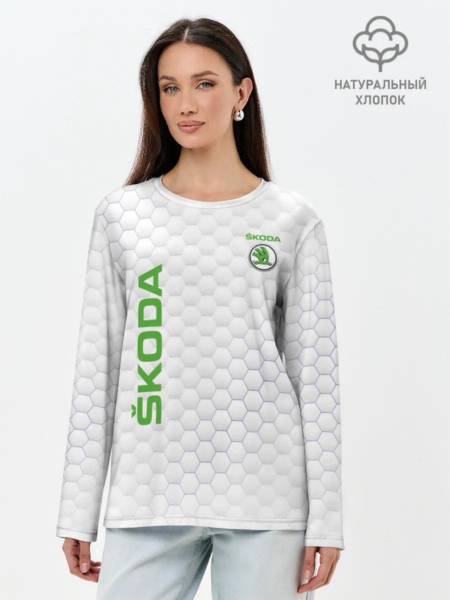 Лонгслив женский. Хлопок / SKODA