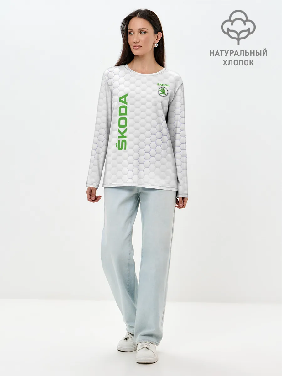 Лонгслив женский. Хлопок / SKODA