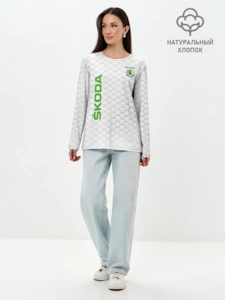 Лонгслив женский. Хлопок / SKODA