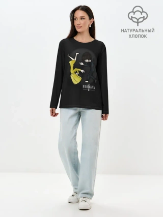 Лонгслив женский. Хлопок / Маленькие кошмары