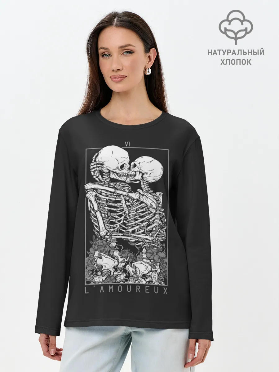 Лонгслив женский. Хлопок / LAMOUREUX