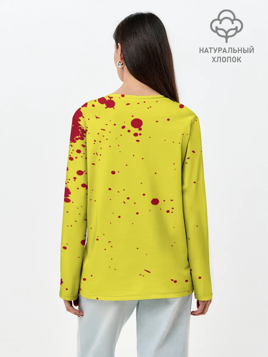 Лонгслив женский. Хлопок / TRAUMA TEAM Cyberpunk 2077