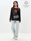 Лонгслив женский. Хлопок / Билли Айлиш