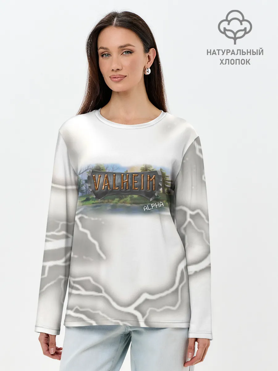 Лонгслив женский. Хлопок / Valheim