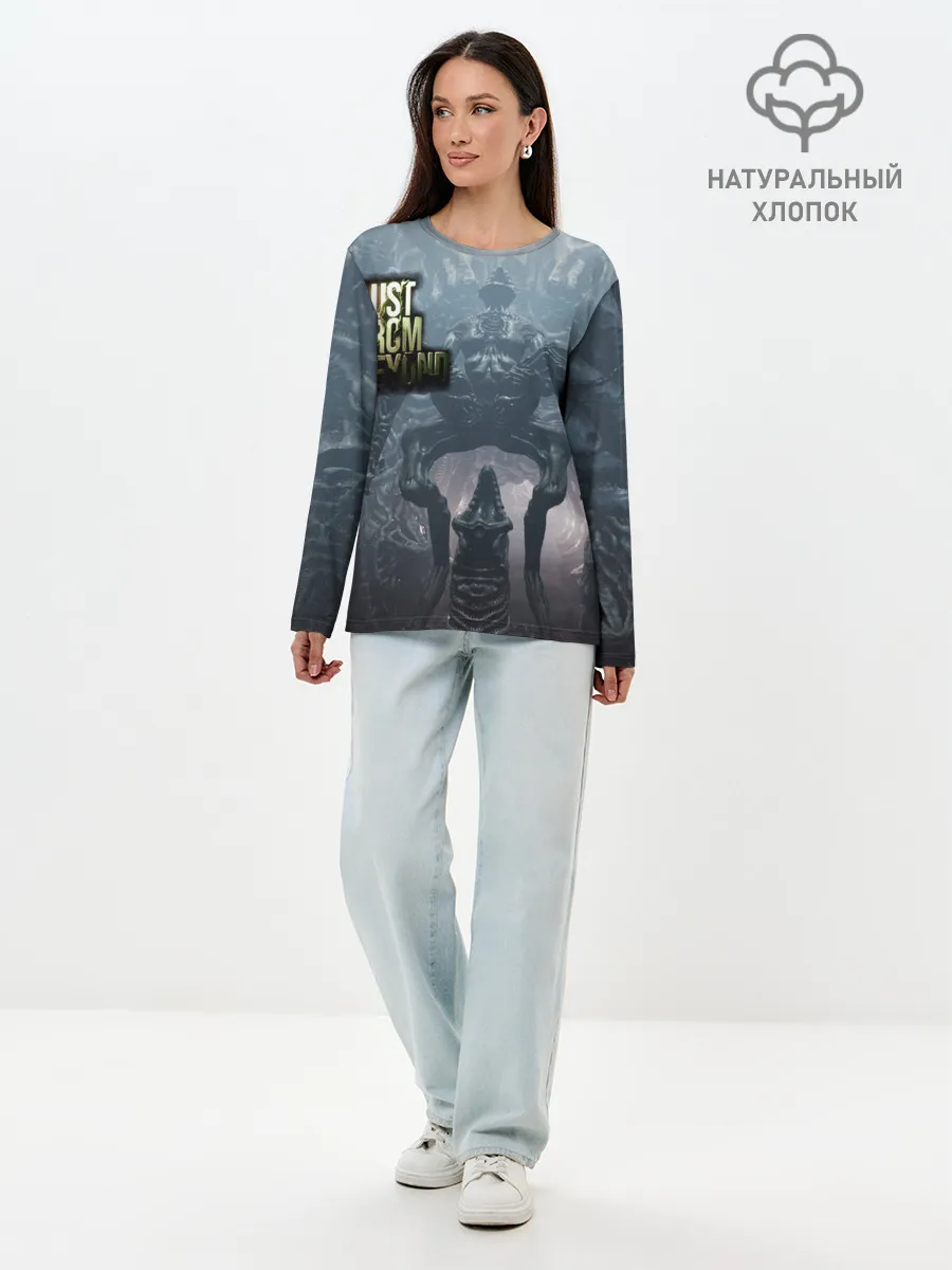 Лонгслив женский. Хлопок / Lust from Beyond