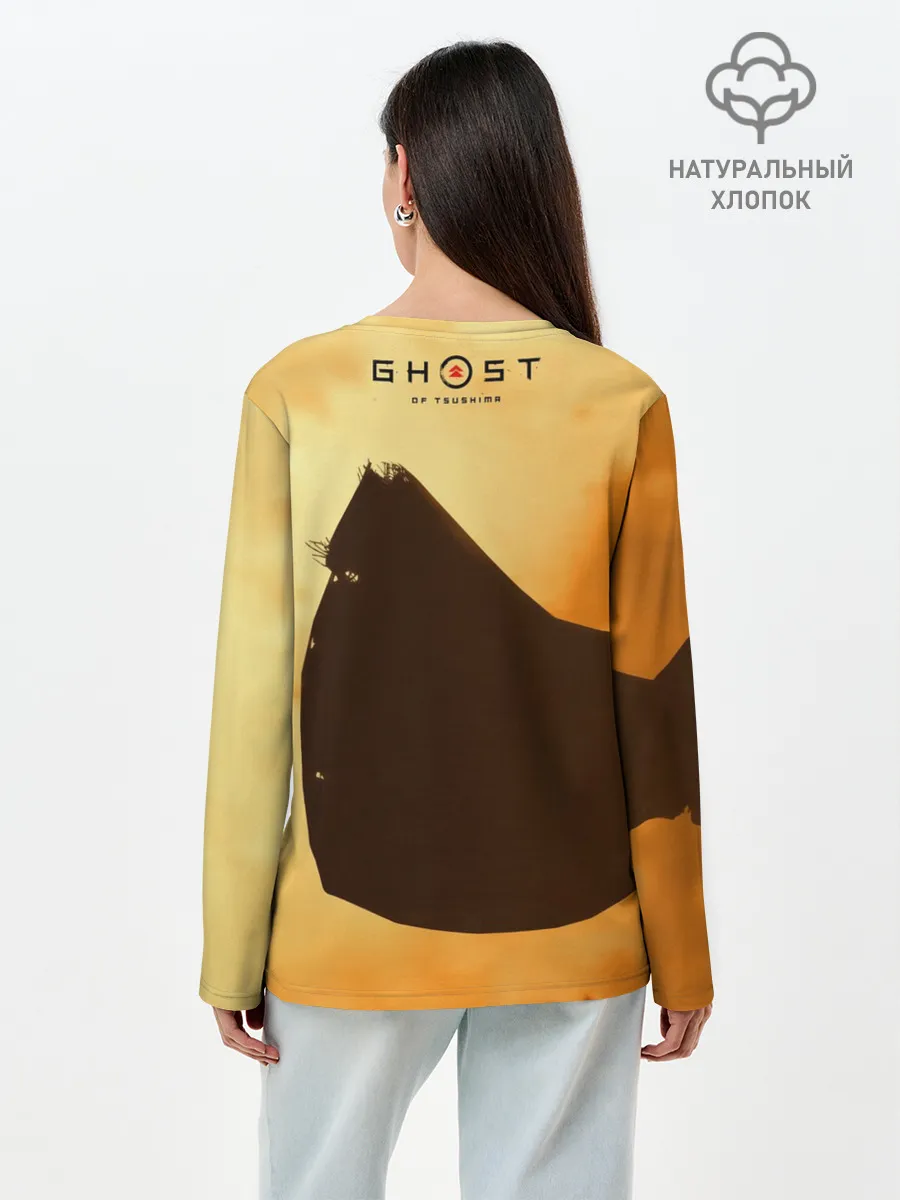 Лонгслив женский. Хлопок / Ghost of Tsushima | Jin Sakai