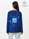 Лонгслив женский. Хлопок / BITCOIN | БИТКОИН