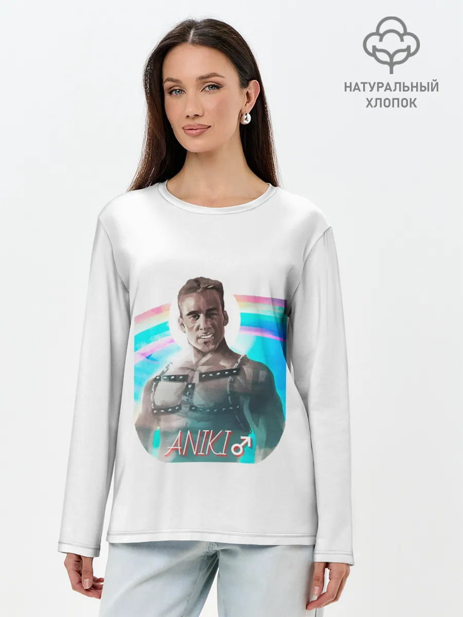 Лонгслив женский. Хлопок / Aniki