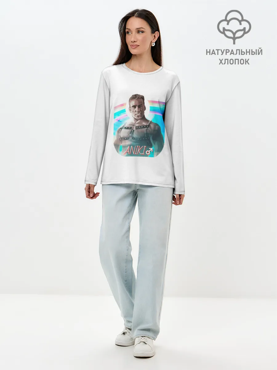 Лонгслив женский. Хлопок / Aniki