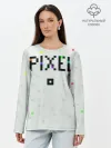 Лонгслив женский. Хлопок / Im a Pixel