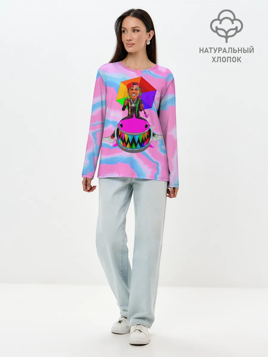 Лонгслив женский. Хлопок / Tekasi69