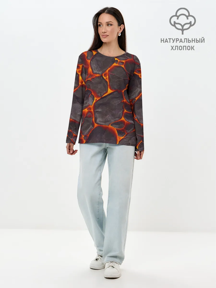 Лонгслив женский. Хлопок / ЛАВА | LAVA