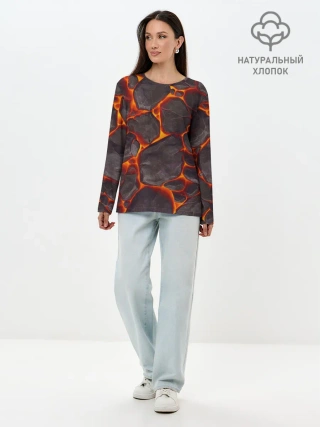 Лонгслив женский. Хлопок / ЛАВА | LAVA