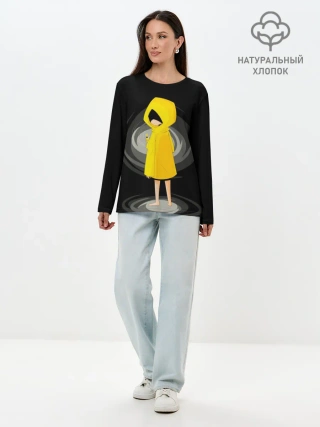 Лонгслив женский. Хлопок / Little Nightmares с Зажигалкой