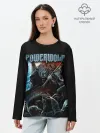Лонгслив женский. Хлопок / Powerwolf