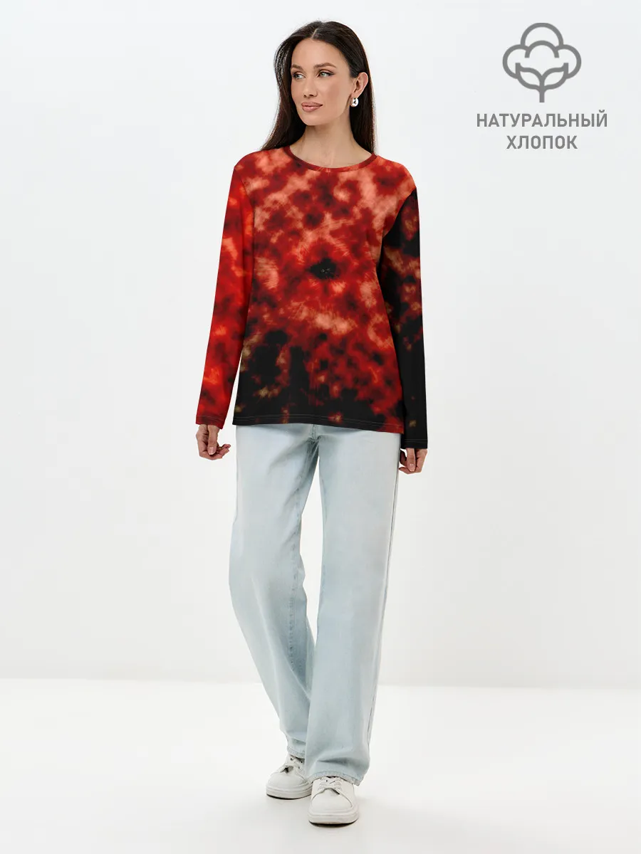 Лонгслив женский. Хлопок / Rage