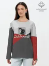 Лонгслив женский. Хлопок / Clubhouse | Клабхаус