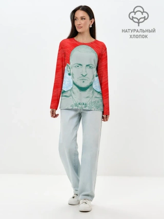 Лонгслив женский. Хлопок / LINKIN PARK