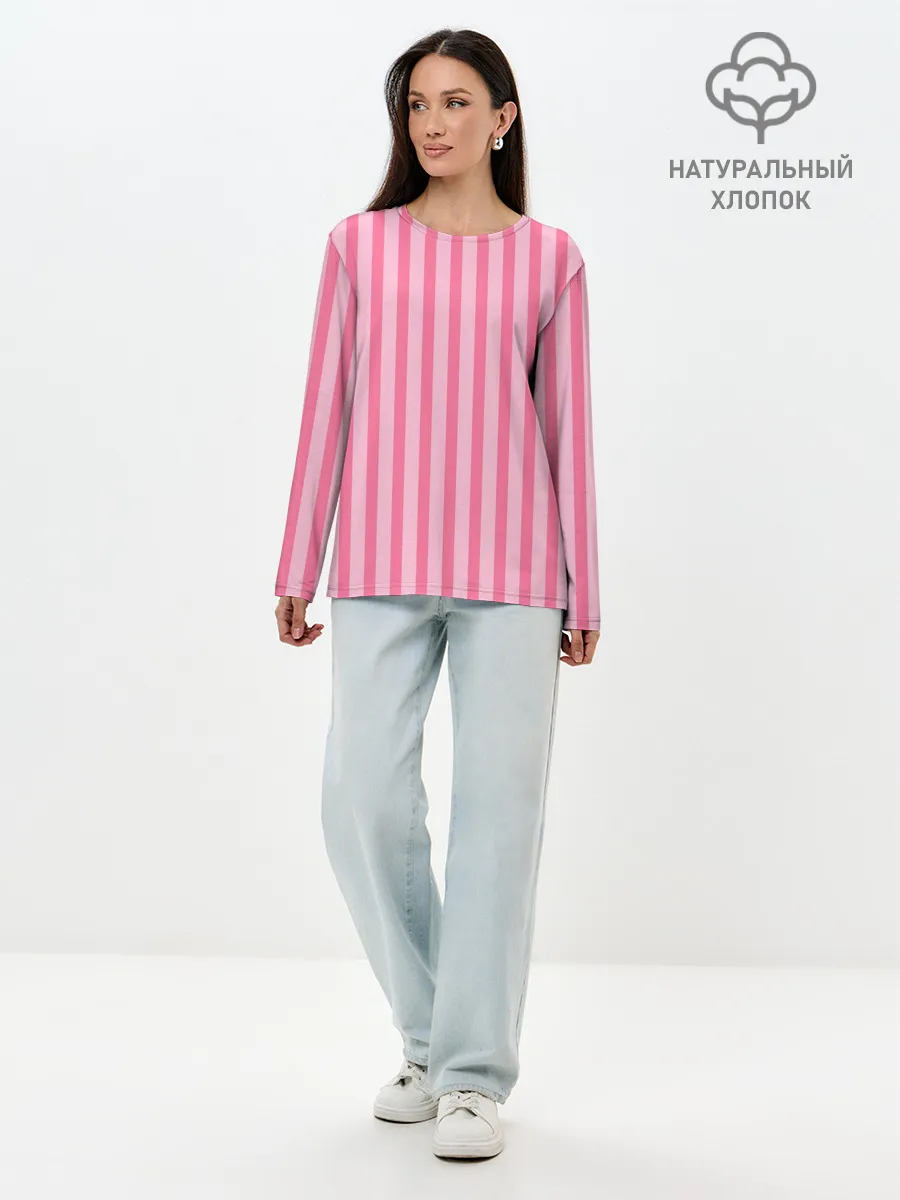 Лонгслив женский. Хлопок / Виктория Сикрет