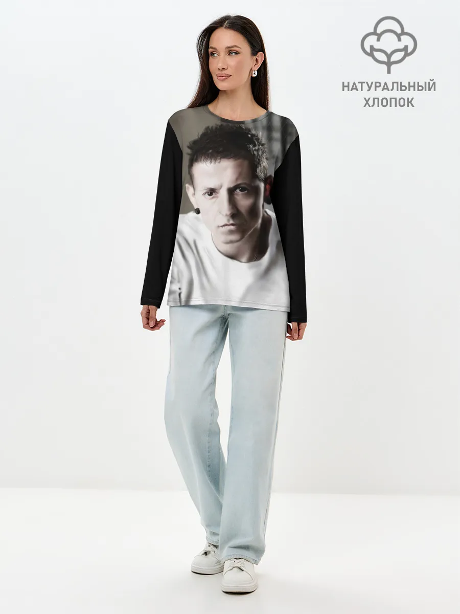 Лонгслив женский. Хлопок / Честер