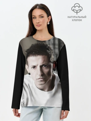 Лонгслив женский. Хлопок / Честер