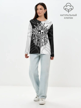 Лонгслив женский. Хлопок / HOLLOW KNIGHT | ХОЛЛОУ НАЙТ