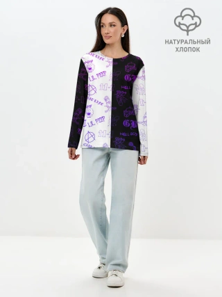 Лонгслив женский. Хлопок / LIL PEEP