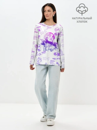 Лонгслив женский. Хлопок / LIL PEEP