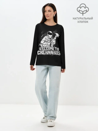 Лонгслив женский. Хлопок / DayZ Chernarus
