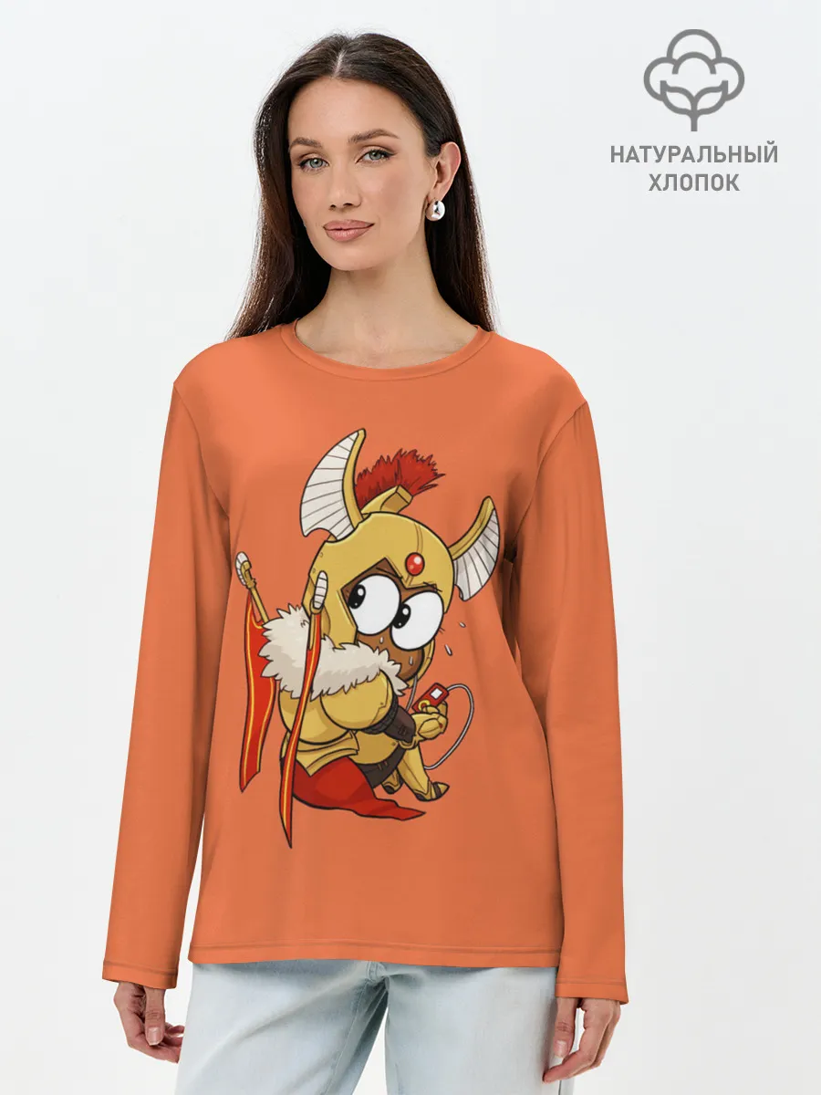 Лонгслив женский. Хлопок / Легионка | Dota 2