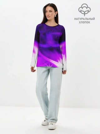 Лонгслив женский. Хлопок / Among The Voids