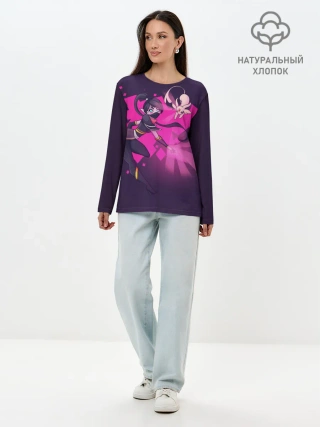 Лонгслив женский. Хлопок / Темпларочка | Dota 2