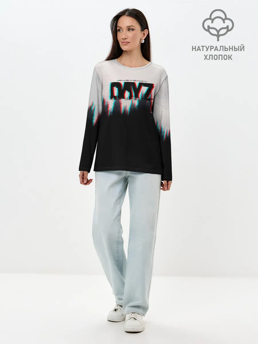 Лонгслив женский. Хлопок / DayZ Standalone | Дейз лес