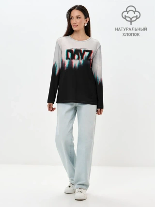 Лонгслив женский. Хлопок / DayZ Standalone | Дейз лес