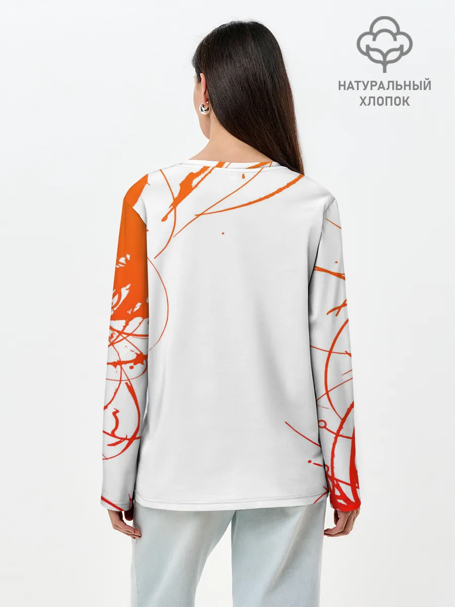 Лонгслив женский. Хлопок / Nanatsu no Taizai logo