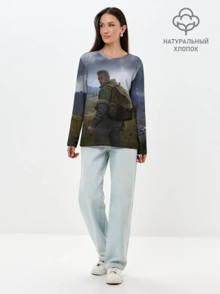 Лонгслив женский. Хлопок / DAYZ POSTER | ДЕЙЗИ ПОСТЕР