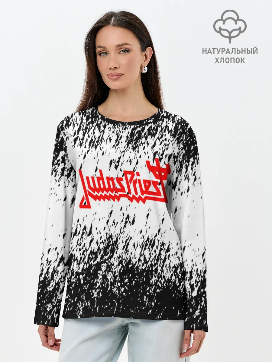 Лонгслив женский. Хлопок / Judas Priest: