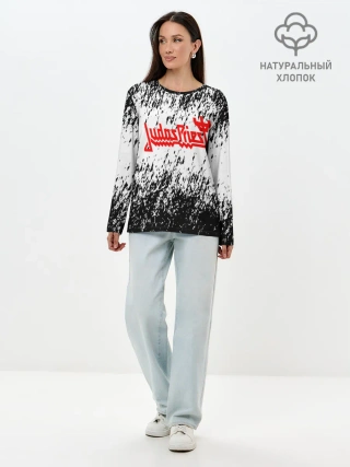 Лонгслив женский. Хлопок / Judas Priest: