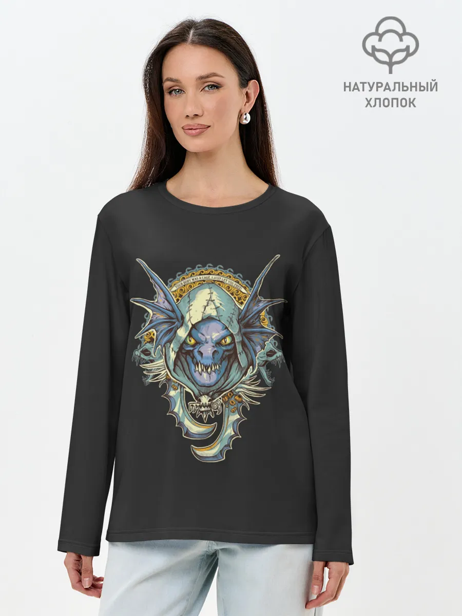Лонгслив женский. Хлопок / Сларк | Dota 2