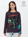 Лонгслив женский. Хлопок / Найт сталкер | Dota 2