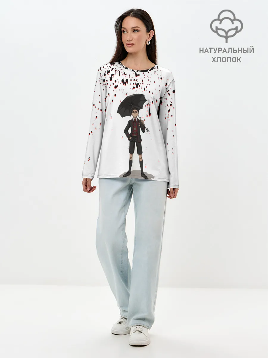 Лонгслив женский. Хлопок / Академия Амбрелла
