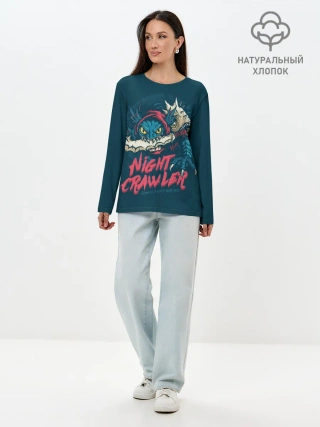 Лонгслив женский. Хлопок / Night Crawler | Dota 2