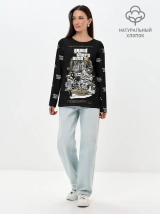 Лонгслив женский. Хлопок / Grand Theft Auto III