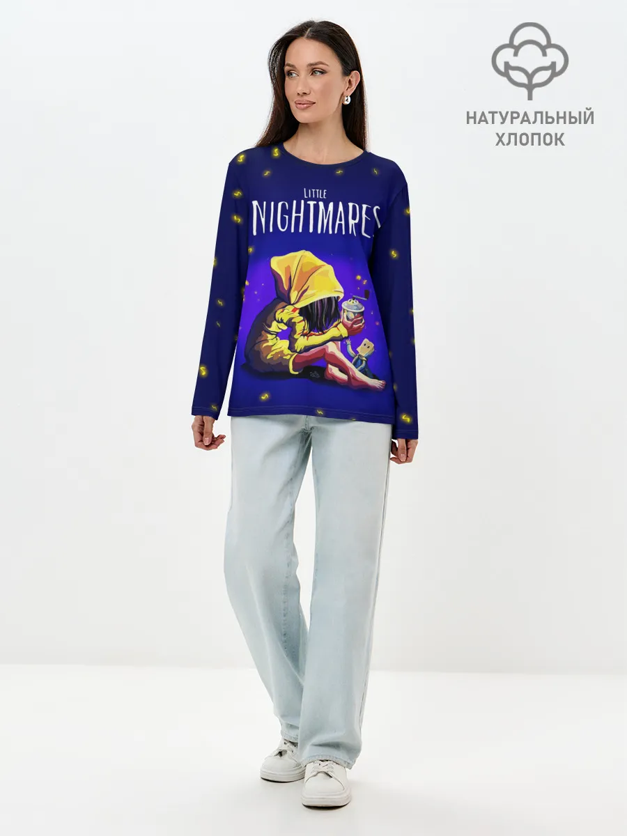 Лонгслив женский. Хлопок / LITTLE NIGHTMARES